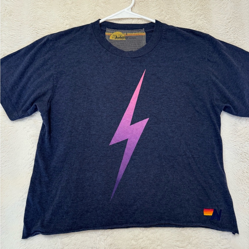 Aviator nation lighting bolt shirt